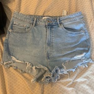 Zara Hi Rise Demin Shorts